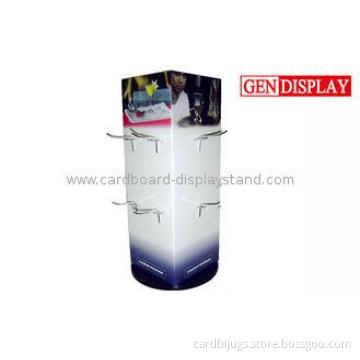 Promotional 3 Side Counter Display Stands For Hanging Items